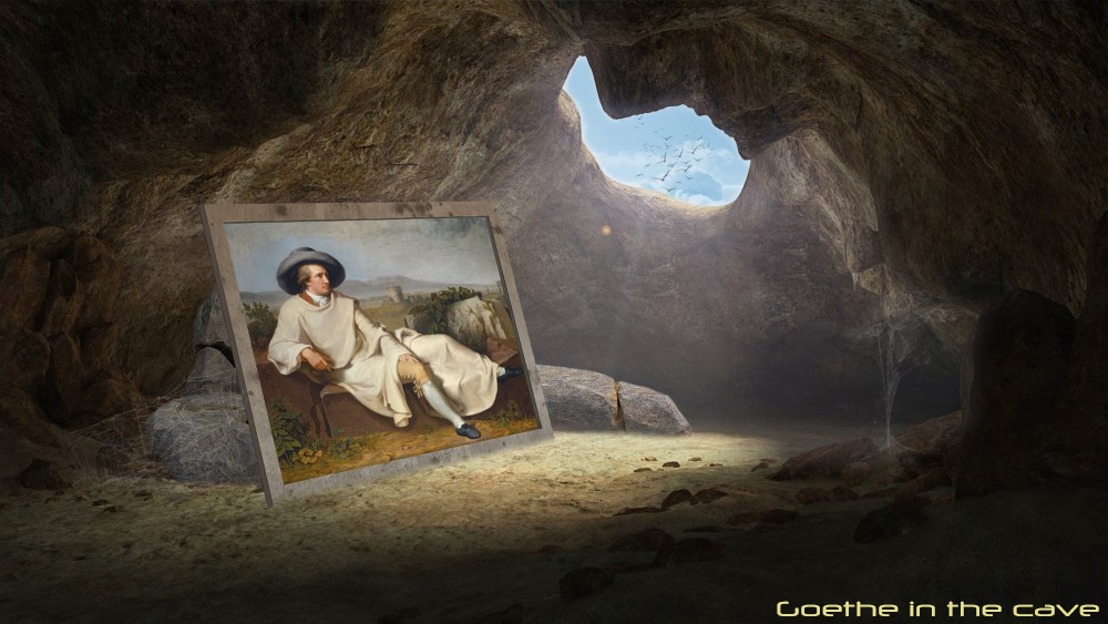 Goethe in the cave